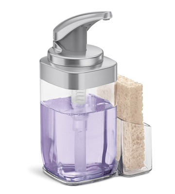  Simplehuman dispenser with a mat sponge container