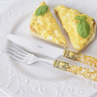 Nóż deserowy Casa Bugatti Oxford Ivory/Gold - 2