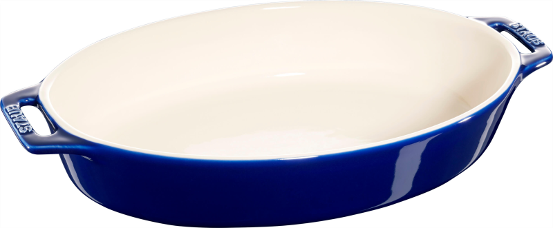  Staub oval ceramic platter - 400 ml, Blue