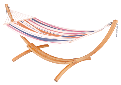  La Siesta Chillounge® Palma Sunrise hammock on a stand