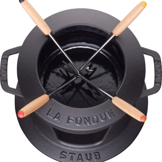  Staub fondue set - 16 cm, black - 2