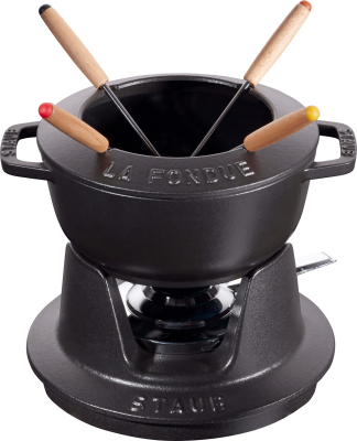  Staub fondue set - 16 cm, black