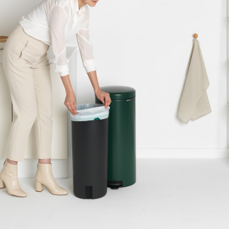  Brabantia Mineral NewIcon bathroom basket 30l pine green - 9
