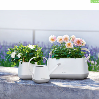  Lechuza Yula 1.7l watering can, white and gray - 2