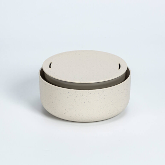 PLASTIA MICROGREENS Kiełkownica z filtrem 16 cm beżowy - 2