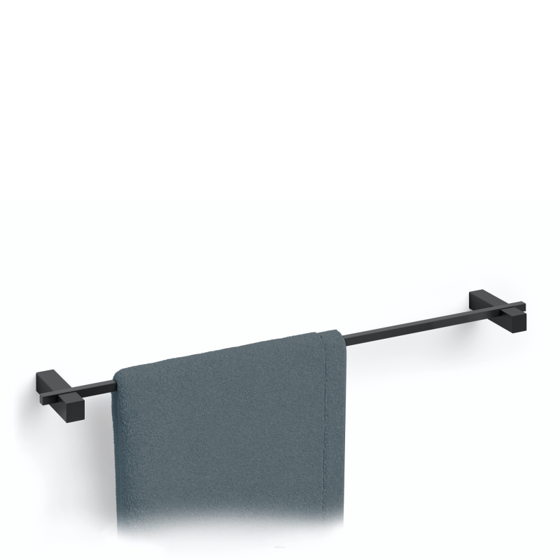 Zack Carvo towel rail, black, 65 cm