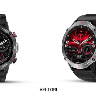 Smartwatch VELTORI VT110-1 Czarny Pasek Silikonowy - 7