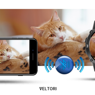 Smartwatch VELTORI VT110-1 Czarny Pasek Silikonowy - 13