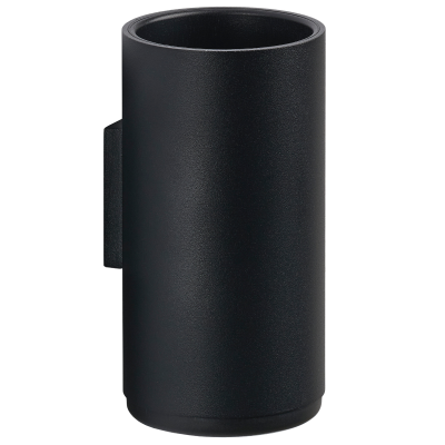 Zone Denmark Rim Black Wall Toothbrush Cup