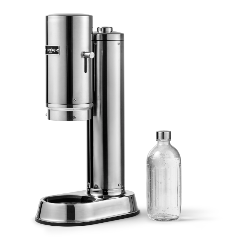  Aarke Carbonator Pro water carbonator, silver gloss