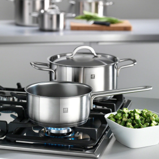 Set: frying pan and 3 Zwilling Pico pots - 6