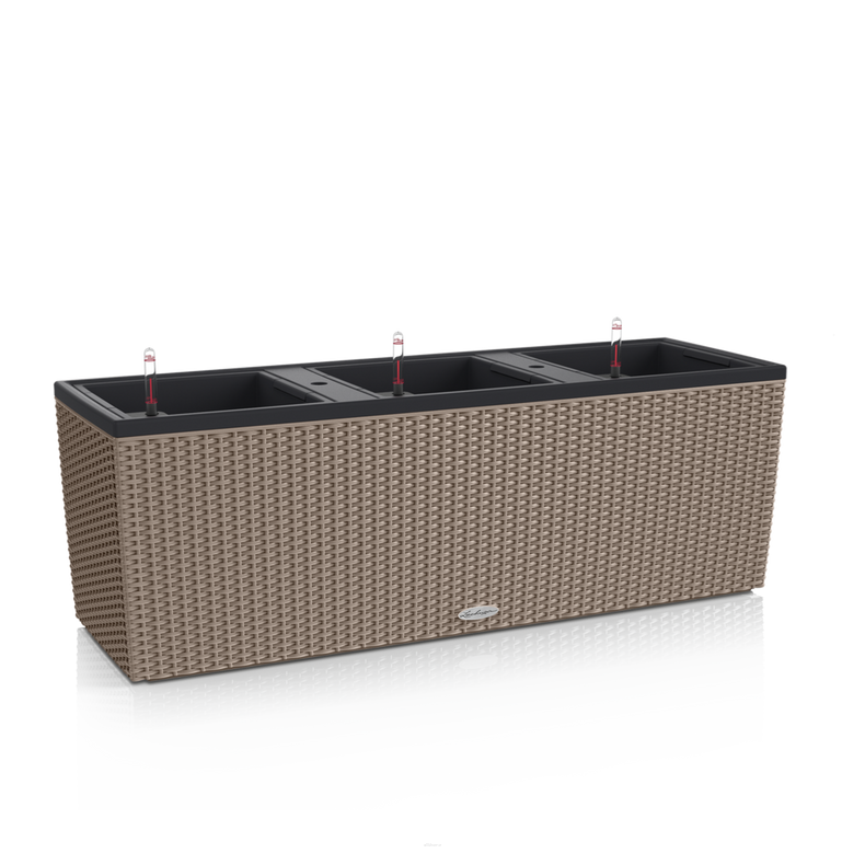  Lechuza Trio Cottage 30 planter | 40 sand brown