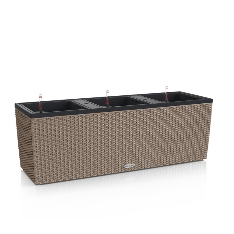  Lechuza Trio Cottage 30 planter | 40 sand brown