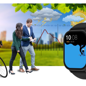 Smartwatch Gravity GT15-1 Czarny Pasek Silikonowy + Czarna Bransoleta - 18