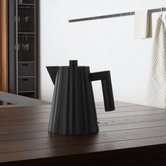 Alessi Plisse electric kettle black 1l - 2
