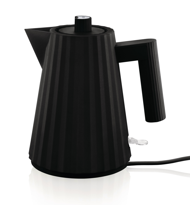 Alessi Plisse electric kettle black 1l