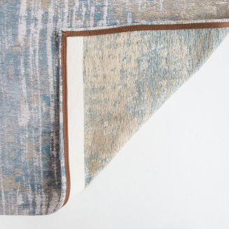  Louis de Poortere Atlantic Streaks long island blue round rug - 4