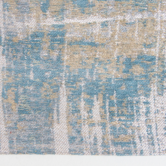  Louis de Poortere Atlantic Streaks long island blue round rug - 2