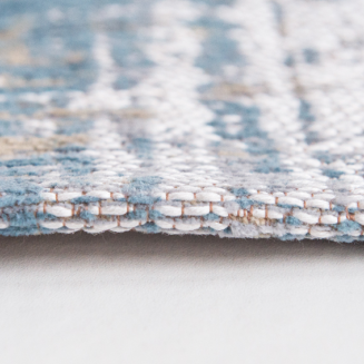  Louis de Poortere Atlantic Streaks long island blue round rug - 3