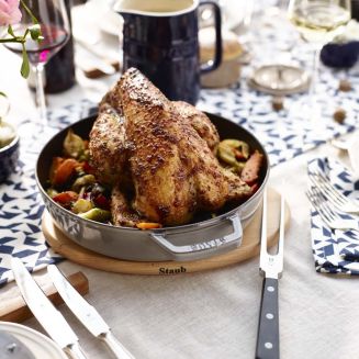  Staub cast iron frying pan with two handles - 34 cm, graphite - 4