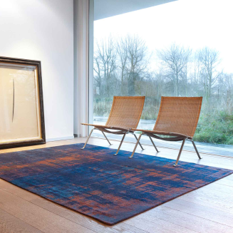  Louis de Poortere Atlantic Venetian Dust Sunset Blue rug - 3