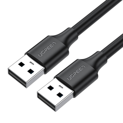 Kabel UGREEN US102 USB-A-USB-A 1m (czarny)