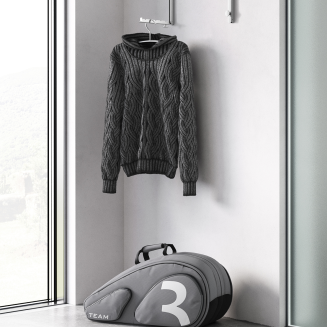 Zack Pletor foldable wall clothes rack - 2