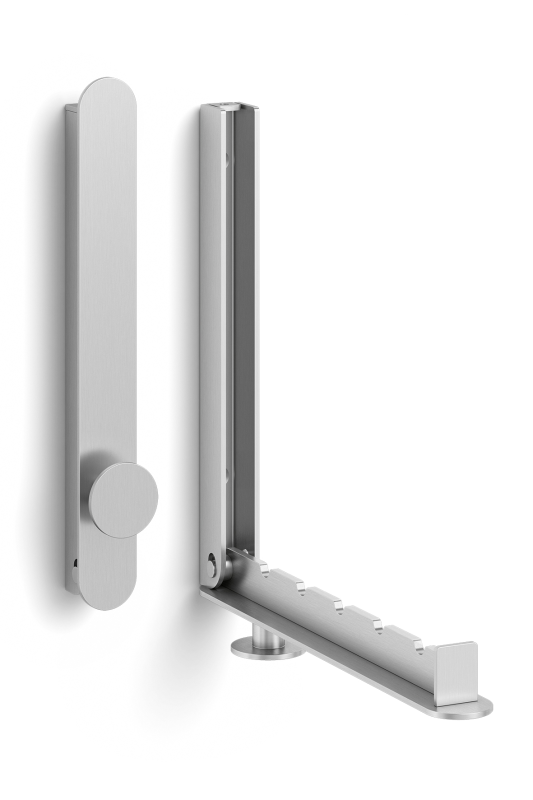 Zack Pletor foldable wall clothes rack