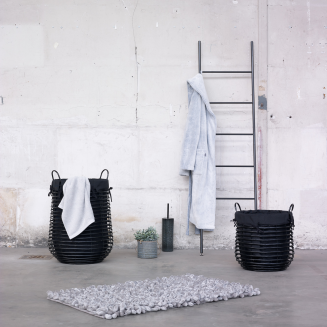  Aquanova Rocca Silver Gray bathroom rug 60x60 cm - 3