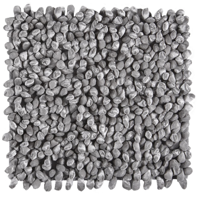  Aquanova Rocca Silver Gray bathroom rug 60x60 cm