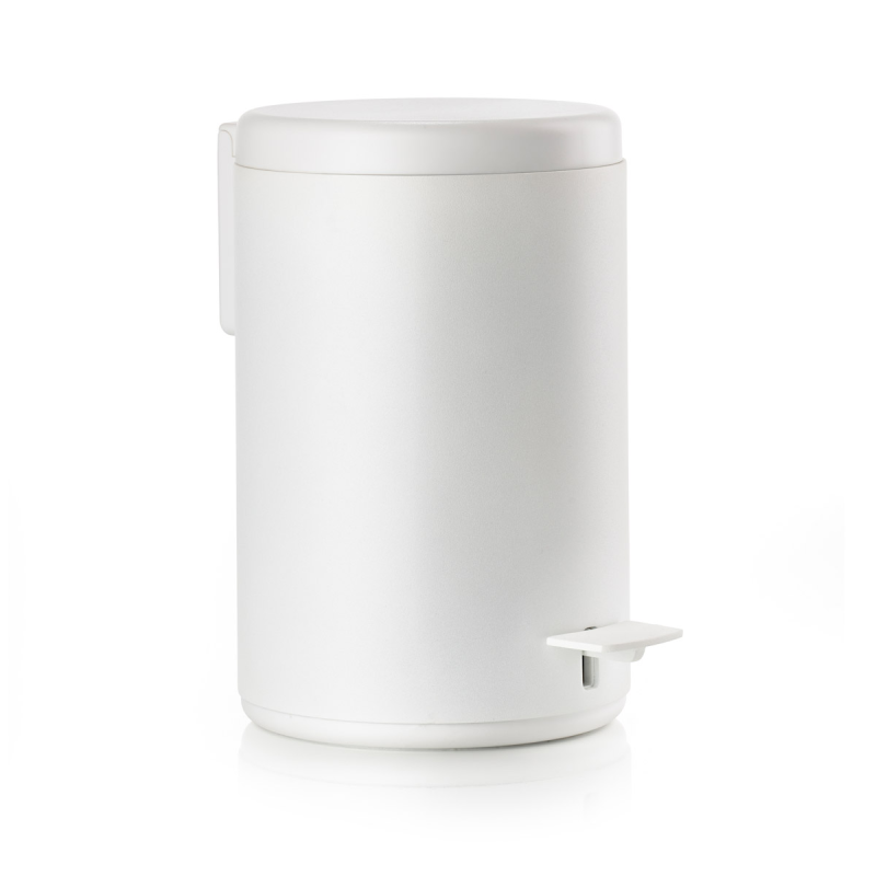 Bathroom waste bin Zone Denmark Rim White 3l