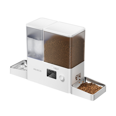 Dozownik karmy 2w1 ROJECO Button Version (biały)