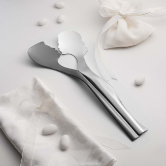 Zestaw sztućców do sałatek Casa Bugatti Abbraccio Steel - 2