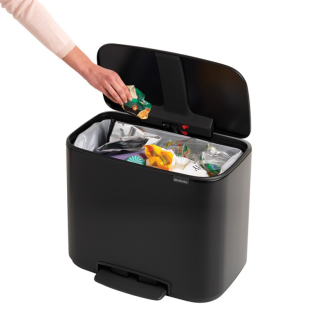  Brabantia Bo waste bin 36l, matte black - 3