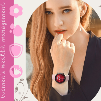 Smartwatch Damski RUBICON RNCF09 Rose Gold/Pink SMARUB234 - 12