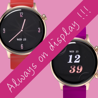 Smartwatch Damski RUBICON RNCF09 Rose Gold/Pink SMARUB234 - 13