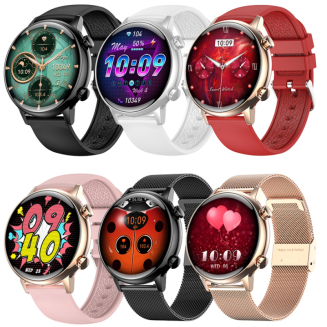 Smartwatch Damski RUBICON RNCF09 Rose Gold/Pink SMARUB234 - 14