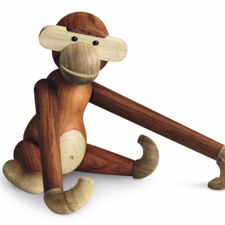  Wooden figurine Kay Bojesen Monkey, teak and oak, large - 3