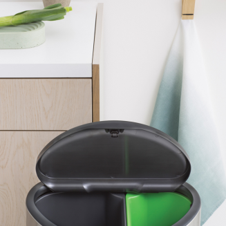  Touch Bin 23+10l, brushed steel - 7