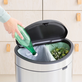  Touch Bin 23+10l, brushed steel - 6