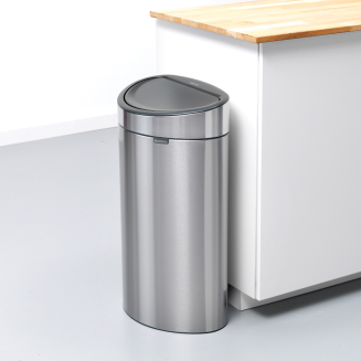  Touch Bin 23+10l, brushed steel - 4