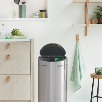  Touch Bin 23+10l, brushed steel - 5