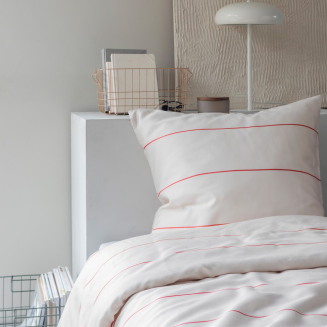 Pościel Mette Ditmer ALIGN Bright Red & Sand 140×200 cm - 2