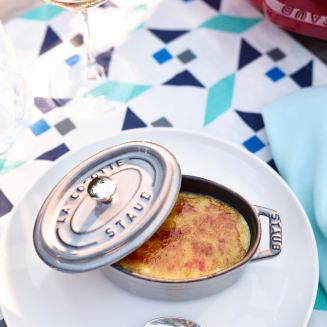  Staub oval cast iron mini pot - 250 ml, graphite - 2