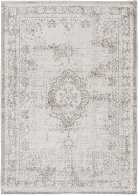  Louis de Poortere Fading World Medallion salt & pepper rug