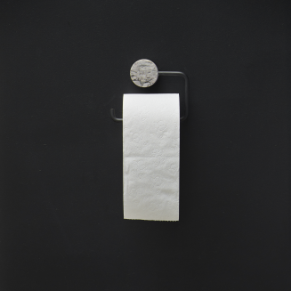 Aquanova Nero Alba toilet paper holder - 2