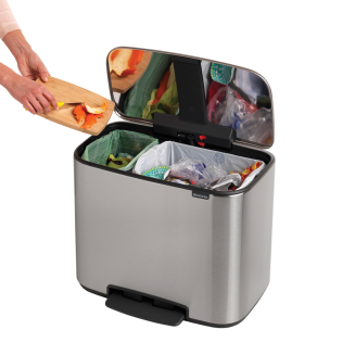  Brabantia BO 11+23l steel pedal waste bin - 3