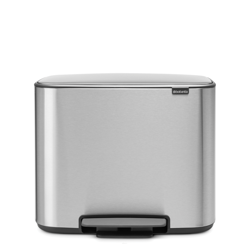  Brabantia BO 11+23l steel pedal waste bin