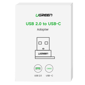 Adapter USB UGREEN US280 USB-C do USB-A 2.0 (czarny) - 2