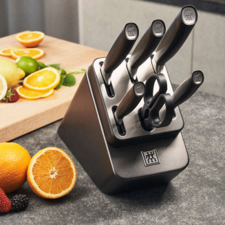  Set of 5 knives in a self-sharpening block Zwilling All * Star - Silver - 5